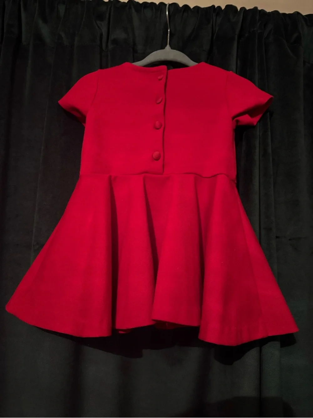 Ralph Lauren Red Short-Sleeve Fit & Flare Dress